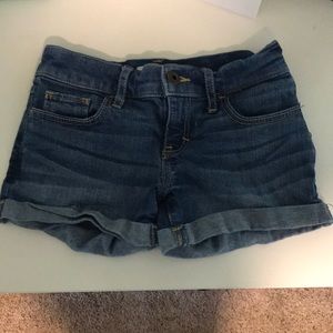 Abercrombie girls jean shorts